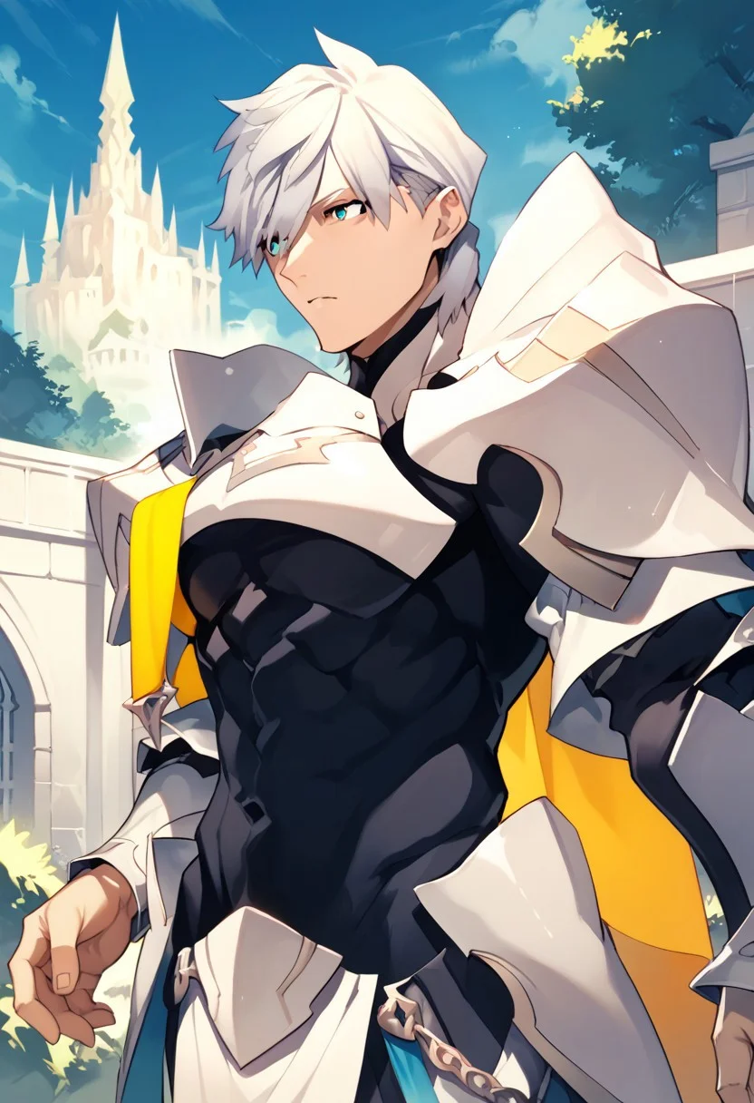 score_9, score_8_up, score_7_up, source_anime, 1boy, PERCIVAL (FATE GRAND ORDER),
PERCIVAL HEAVY ARMOR, should shielder