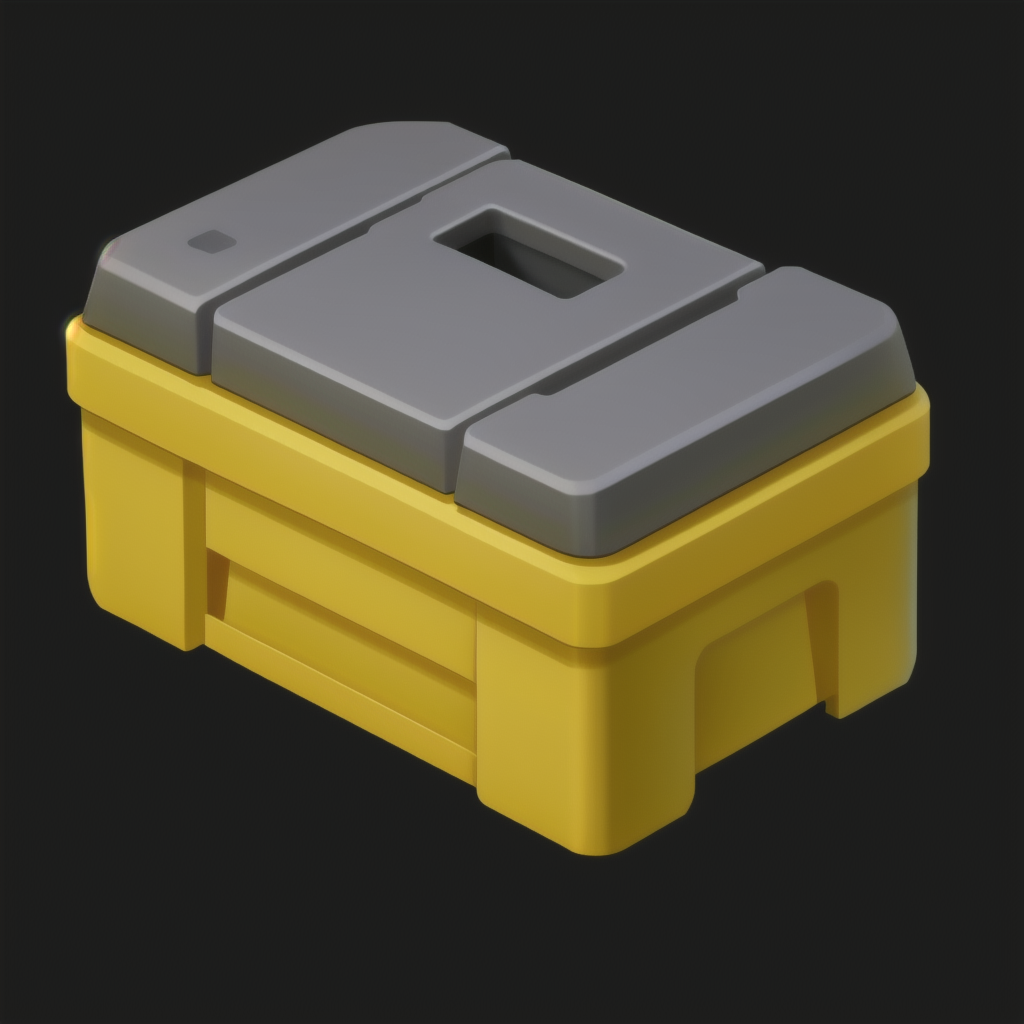 toolboxes,, PIP,Isometric viewing angle, Simple background,, masterpiece, best quality,<lora:PIP_icon_V1:0.7>