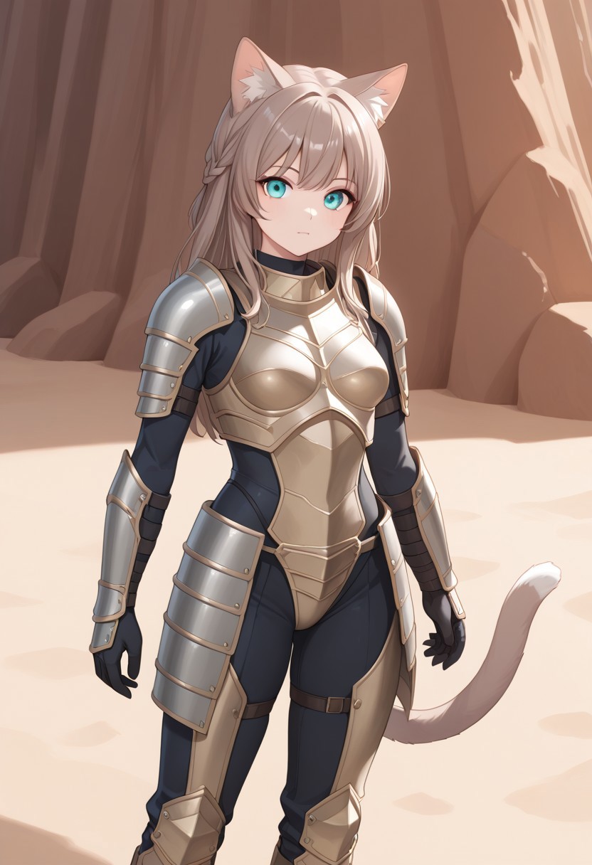 score_9, elbiachan, metal armour, naval, desert style,