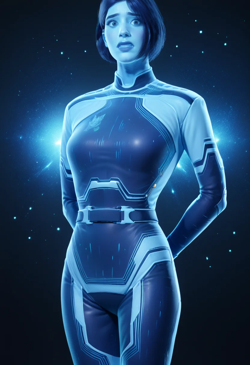 score_9, score_8_up, score_7_up, score_6_up, score_5_up, score_4_up, rating_safe, 1girl, breasts, solo, TheWeapon, looking at viewer, embarrassed, open mouth, standing, hands behind back, galaxy background, blue skin, UNSC blue bodysuit
<lora:The_Weapon_Halo_Infinite_PONY:0.8>
