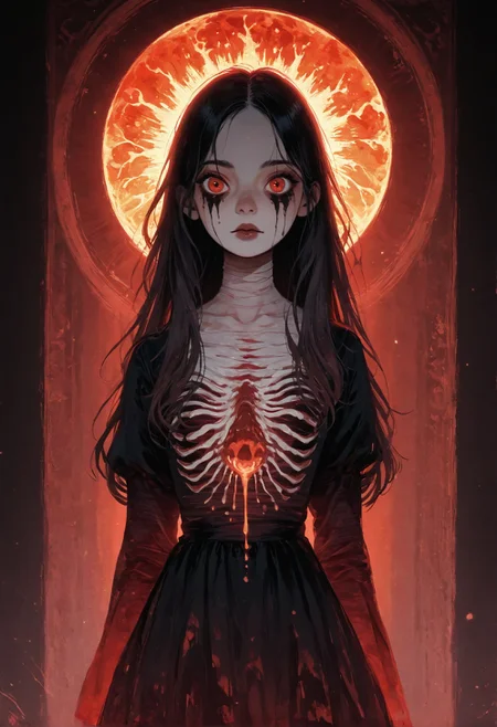score_9,score_8_up,score_7_up,embedding:zPDXL2, masterpiece,best quality,highly detailed,detailed background, film grain,colorful,glowing,hand person,Expressiveh, , f33f4l, 1girl, long hair, horror \(theme\),<lora:增强\(增强)sdxl_lightning_8step_lora.safetensors:1.0:1.0> <lora:增强\(增强)Expressive_H-000001.safetensors:0.8:0.8> <lora:增强\(增强)Hands XL 4.safetensors:1.0:1.0> <lora:增强\glowneon_xl_v1.safetensors:1.0:1.0> <lora:Vixon\Vixon's Pony Styles Feelfal.safetensors:0.8:0.8>