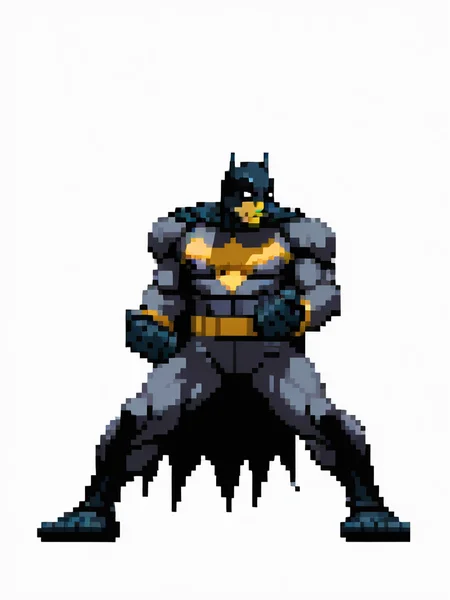 CapcomVsSnk,, white background,,
1boy, (batman:1),, looking at away, dynamic pose, full body, fighting stance,
<lora:ACapVSsnk_Style:1.2>,