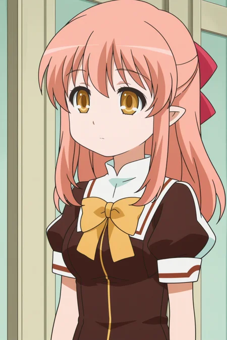 mistrune asgrim, anime coloring, devil school uniform <lora:Astarotte_no_Omocha_-_illustrious:0.8>