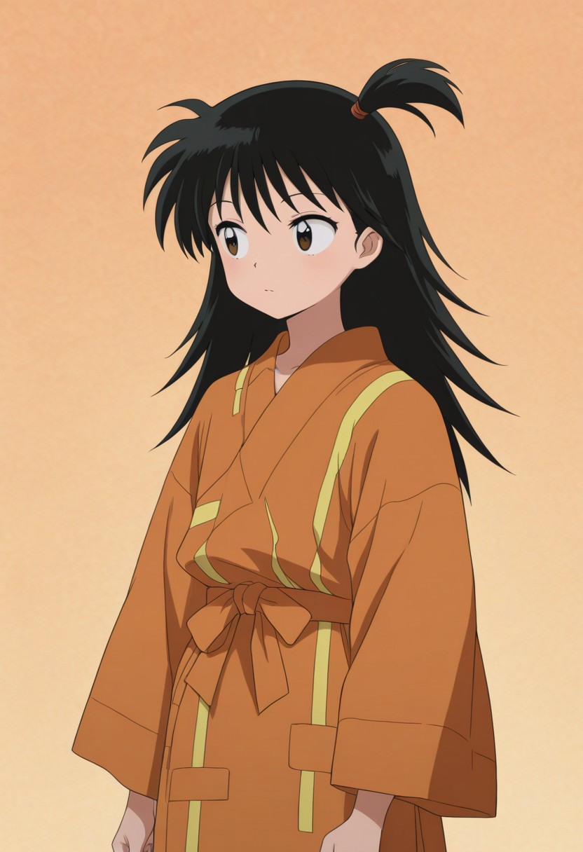 best quality, masterpiece, amazing quality, very aesthetic, absurdres, 
1girl, solo, 
rin, 
looking to the side, 
abstract background