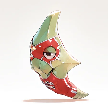 (masterpiece), (best quality), (ultra-detailed), metapod, full body, slightly turned, two eye visible, clothed pokemon, wearing Wrestling mask, wearing men's wrestling singlet, anime, artwork, half-closed eyes, illustration, perfect composition, intricate details