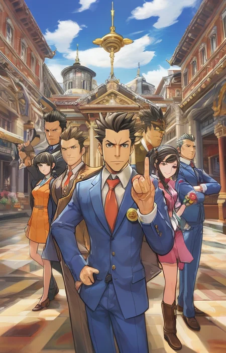 masterpiece,best quality,<lora:tbh259-sdxl:0.9>,illustration,style of Ace Attorney,