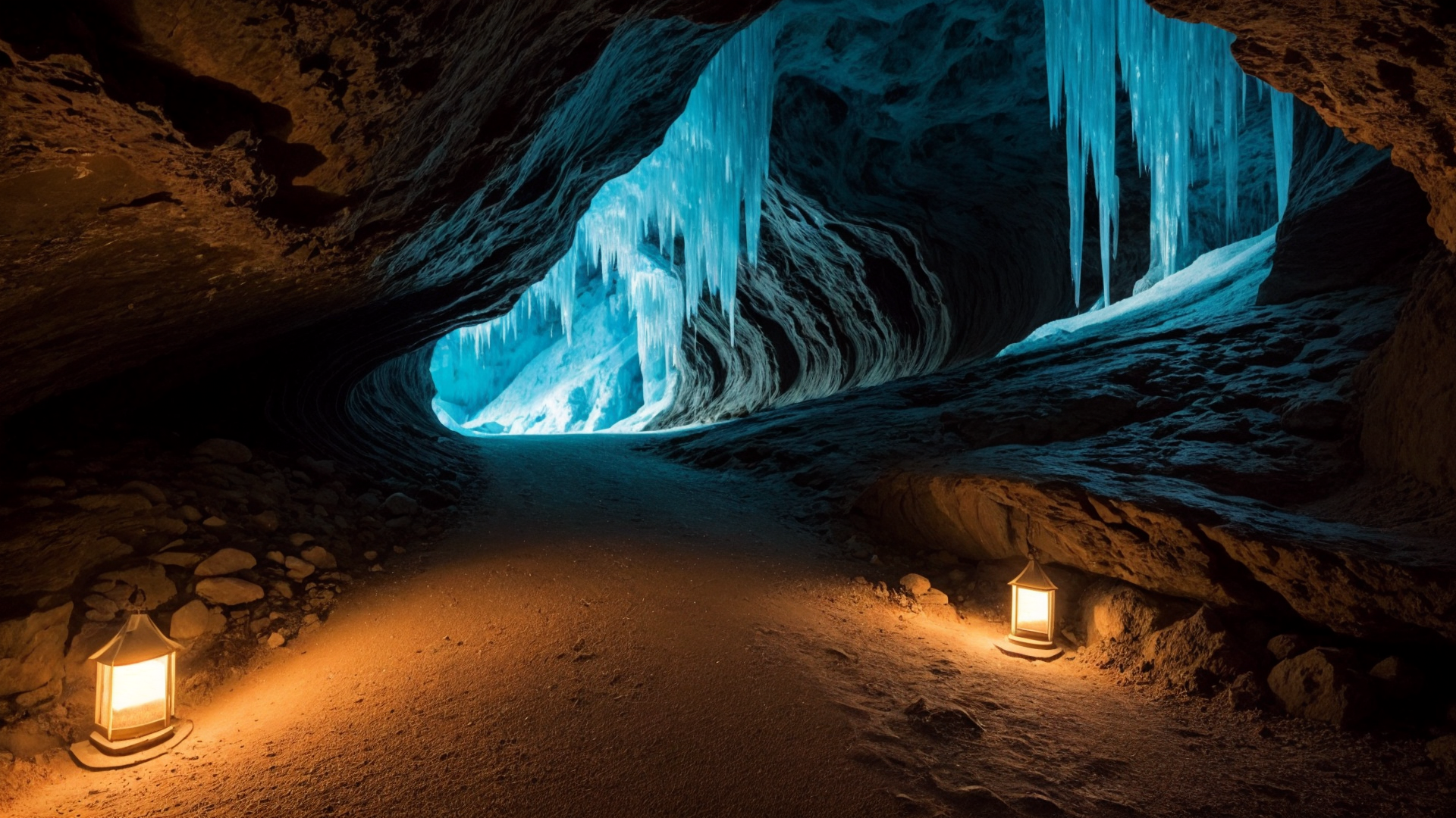 Frostholm Caverns: A system of icy caverns filled with stalactites and stalagmites. BREAK realistic:1.2, masterpeice, ultradetailed, intricate details, perfect quality, ultrashapr, ultradetailed, photorealistic, perfect shadows, profesional lights, realistic, boekh, rim lights, depth of fiel, ultradetailed character, pefect quality, maximum quality, intricate details, realistic, real shadow, (profesional lights:1.3) (profesional photography:1.3),