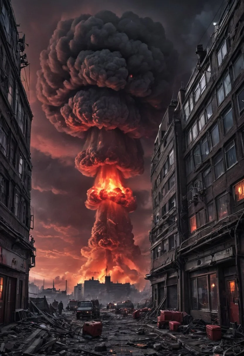 *Channel_42* *中* *Emergency Broadcast*
*Lock your Doors*
*Bar your Windows*
*Make no sound*
*Red Alert*
*They come*
*They come*
*They come*
*Nuke*
*Shutting Down*
*Going dark*
*Offline*