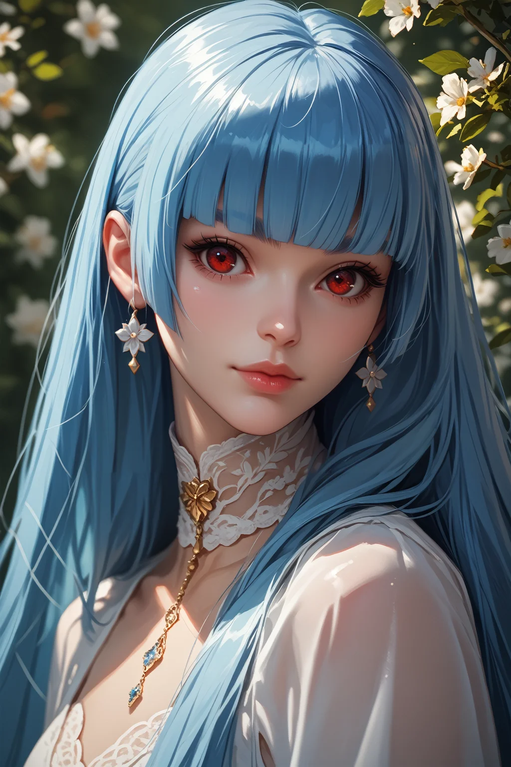 score_9, score_8_up, score_7_up, score_6_up
<lora:KOFKulaD:0.9>
KOFKulaD, 1girl, blue hair, long hair, blunt bangs, red eyes, looking at viewer, portrait