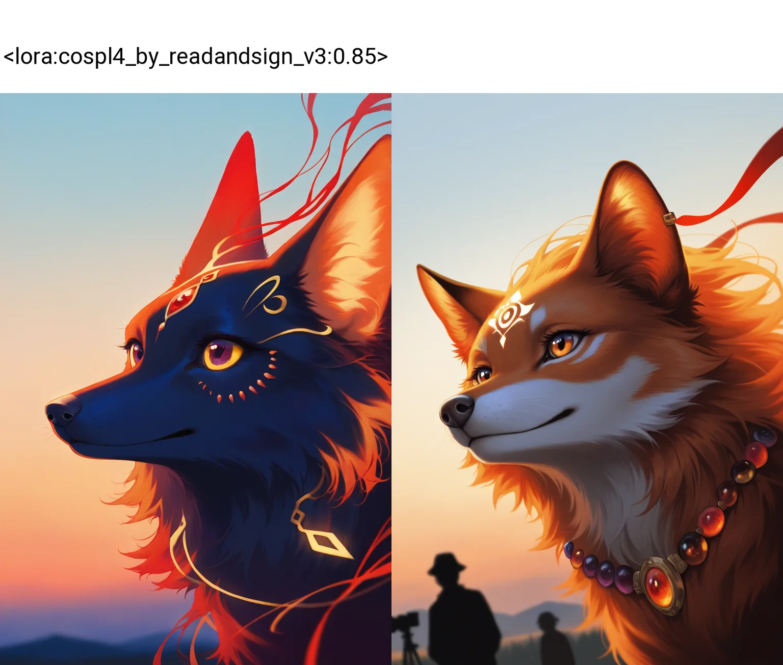 8K, depth of field, focused subject, dynamic angle, best quality, detailed eyes, perfect eyes, realistic eyes,
<lora:cospl4_by_readandsign_v3:0.85> gr43po
Bosstyle, Silhouette of a Woman fighting a giant DARK mononoke Monster Boss resembling a ethereal fox with seven tails: Capture the essence of nostalgia and color in this vintage photograph. Dominating the scene is a meticulously detailed, translucent dark-red Blood filled firefox, adorned with vibrant patterns, blending seamlessly with its surroundings. Its long tail, composed of intricately woven ribbons in a spectrum of colors, trails behind, adding to the spectacle of the moment. Amidst the quietude of the night, its presence exudes a sense of ancestral strength and resilience. Behind it, the low-toned hues of the Milky Way cast a mesmerizing backdrop, a cosmic tapestry weaving tales of both past and future. In this moment, the convergence of tradition and technology, of ancient wisdom and industrial progress, hangs palpably in the air., atmospheric haze, Film grain, cinematic film still, shallow depth of field, highly detailed, high budget, cinemascope, moody, epic, OverallDetail, 2000s vintage RAW photo, photorealistic, candid camera, color graded cinematic, eye catchlights, atmospheric lighting, imperfections, natural, shallow dof