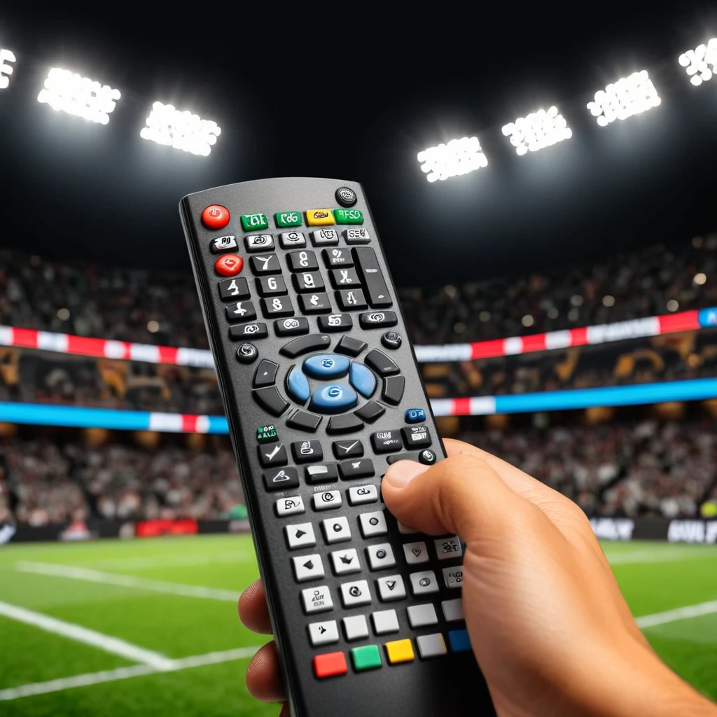 (remote control showcase) <lora:52_remote_control_showcase:1.1>
Black background,
high quality, professional, highres, amazing, dramatic,
(Crowded sports stadium and game day:0.5),