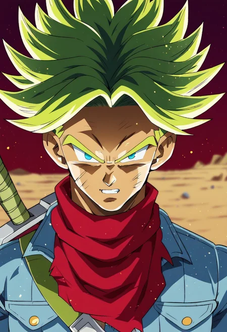 score_9, score_8_up, score_7_up,rating_questionable,portrait,((Solo:1.0)),(Dbsupertrunks:1.0),( in desert),mid-body,looking for a viewer