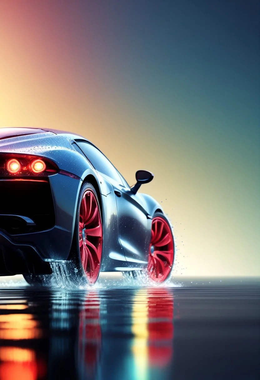 In the shape and style of a yfg-dr0p water drop splash photo of a , Photo-realistic rendering with intense detail, depicting a polished, sporty car with bright red wheels, with intricate textures and vibrant colors. The scene should include a rich variety of elements, each contributing to the overall atmosphere. Lighting should be soft, diffused, and natural, enhancing the depth and realism of the scene. The mood is to be calm yet vibrant, creating a sense of serenity and wonder. Every detail in the scene should be meticulously rendered, emphasizing the contrast between light and shadow, and capturing the fine textures and subtle gradients. The color palette should be carefully chosen to evoke emotion, with each hue enhancing the aesthetic appeal of the overall composition. The final image should be immersive and captivating, drawing the viewer into its intricately detailed world.
Jed-Bwtrspkl