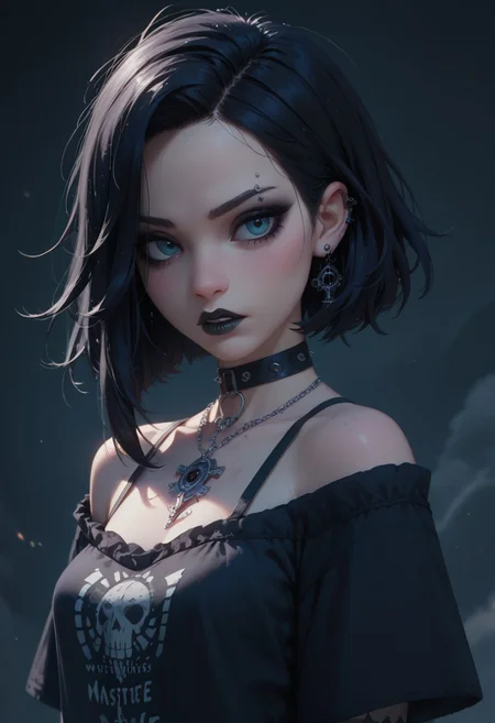 score_9, score_8_up, score_7_up, score_6_up, 
goth girl,
masterpiece,  best quality, very aesthetic, pureerosface_v1,