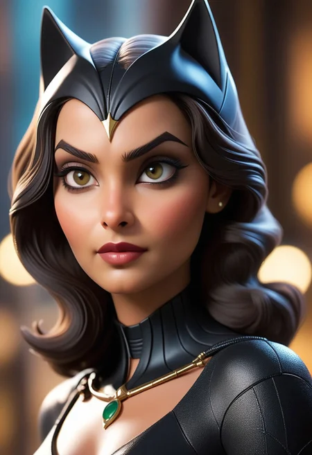 indian maharini, Selina Kyle, the enigmatic Catwoman,
<lora:epiNoiseoffset_v2:1> <lora:add_detail:1> indian woman 26 years old . shallow depth of field, vignette, highly detailed, high budget, bokeh, cinemascope, moody, epic, gorgeous, film grain, grainy<lora:Bruc3T1mm:0.6>