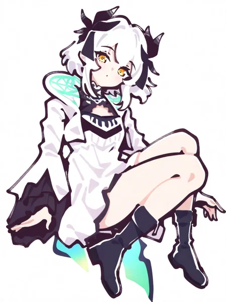 1girl,livia\\(resonance\\),solo,simple background,white background,looking at viewer,full body,boots,,,<lora:livia(resonance)-000014>,<lora:294@:1.1>, masterpiece, best quality, very aesthetic, absurdres