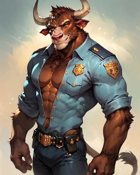 score_9, score_8_up, score_7_up, intricate details, rating_questionable, male focus,
<lora:Karanir:0.6>,
Karanir, police uniform, cowboy shot, amber eyes, looking at the viewer, smiling,
<lora:ral-chrosc-clr:0.5>, ral-chrosc-clr,
<lora:Expressive_H:0.5>, expressiveH,
<lora:xl_more_art-full_v1:0.3>,
<lora:add-detail-xl:0.3>