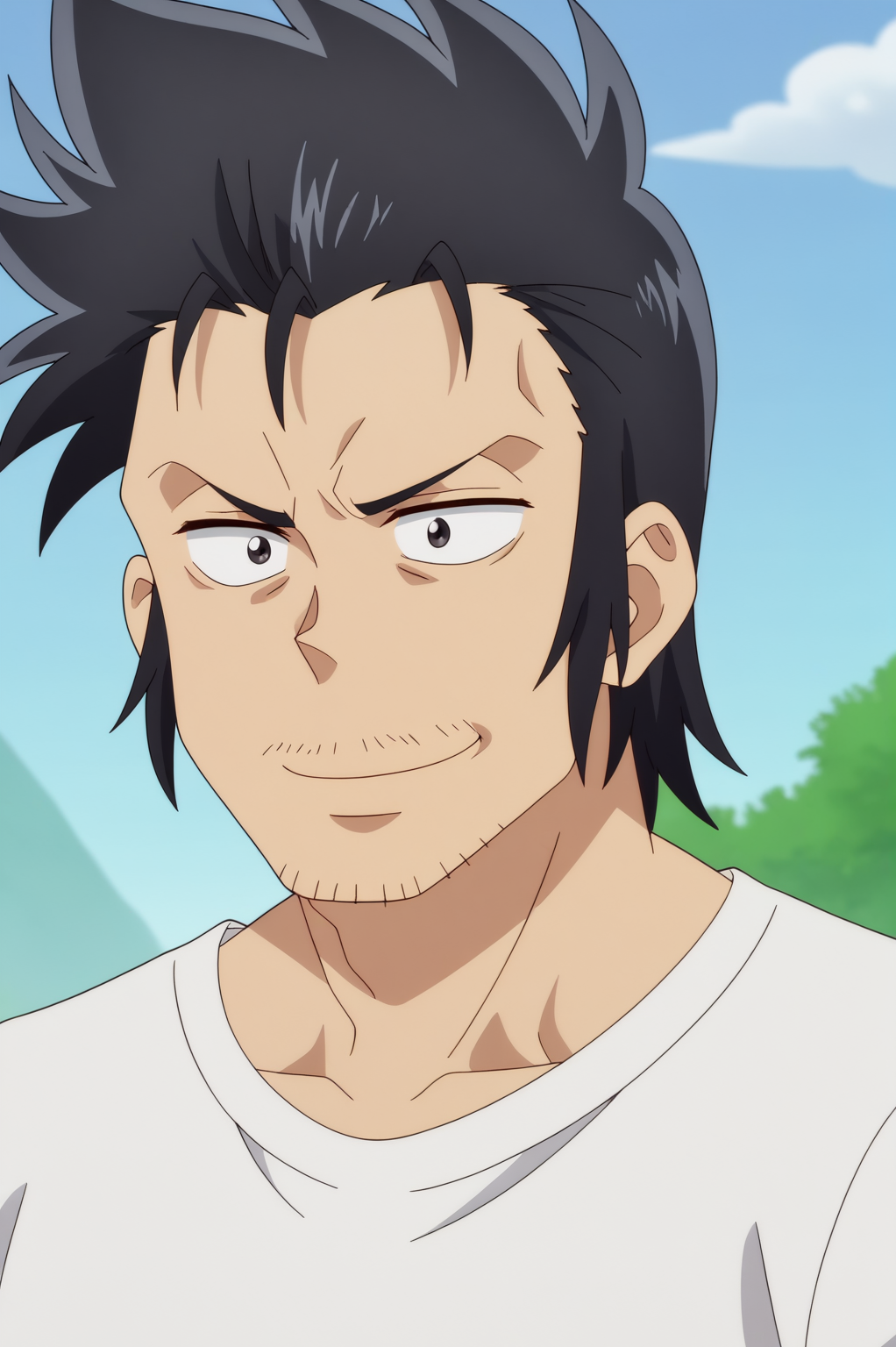 rating_safe,  anime screencap, consistent background,   Max The Hero, light smile, upper body, 1girl <lora:Lv1_Maou_to_One_Room_Yuusha-Max_The_Hero-PDXL:0.8>
