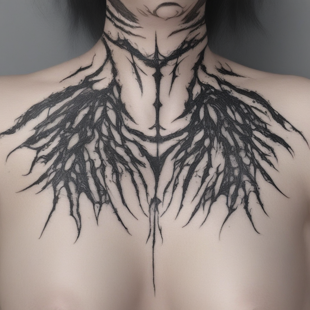 neck tattoo