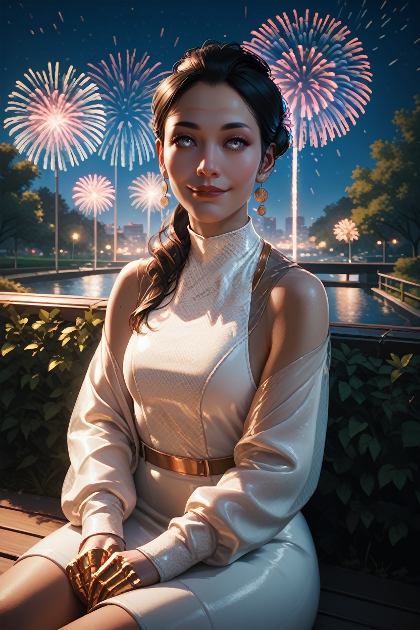 score_9, score_8_up, score_7_up, score_6_up
<lora:CyberHanako:0.8>
CyberHanako, 1girl, black hair, white eyes, looking at viewer, sitting, at night, fireworks, park, looking up, smile