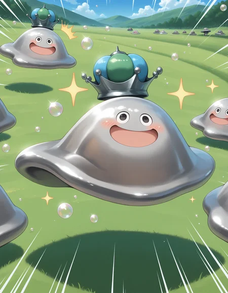 masterpiece,extreme detailed BREAK (3others:1.4),no humans,no_legs,day,outdoors,field BREAK hagureking,crown,:D,slime \(creature\),sparkle,bubble,<lora:hagurin-NAI:1>,happy,smile,floating,chibi,emphasis lines,
masterpiece,extreme detailed BREAK (3others:1.4),no humans,no_legs,day,outdoors,field BREAK hagurin,:D,slime \(creature\),sparkle,bubble,<lora:hagurin-NAI:1>,happy,smile,blush,chibi,emphasis lines,