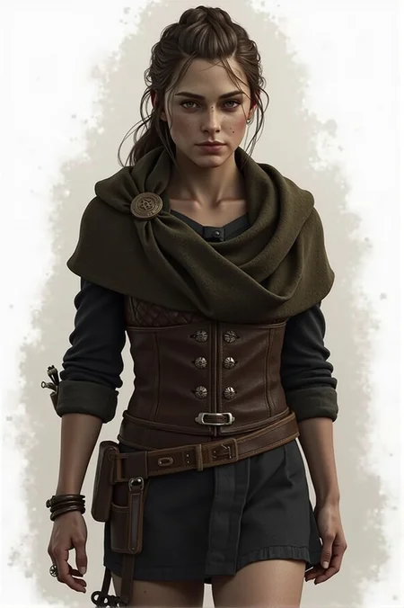<lora:amicia-de-rune:1>amicia de rune, Long hair, summar short top and short dress