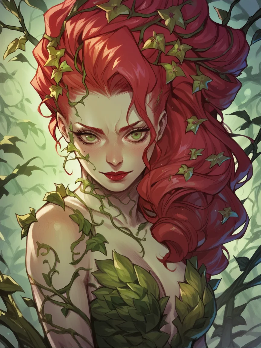 score_9, score_8_up, score_7_up, score_6_up, <lora:1vyXLP:1> 1vy, 1girl, poison ivy,