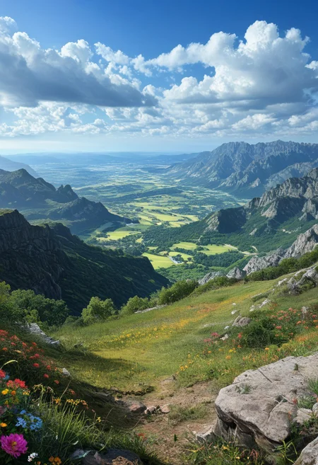 a vibrant colorful photo of a landscape of a foreign planet. landscape of a fantasy planet. fantasy landscape.
outdoors, Location , Scenery , Cloud
