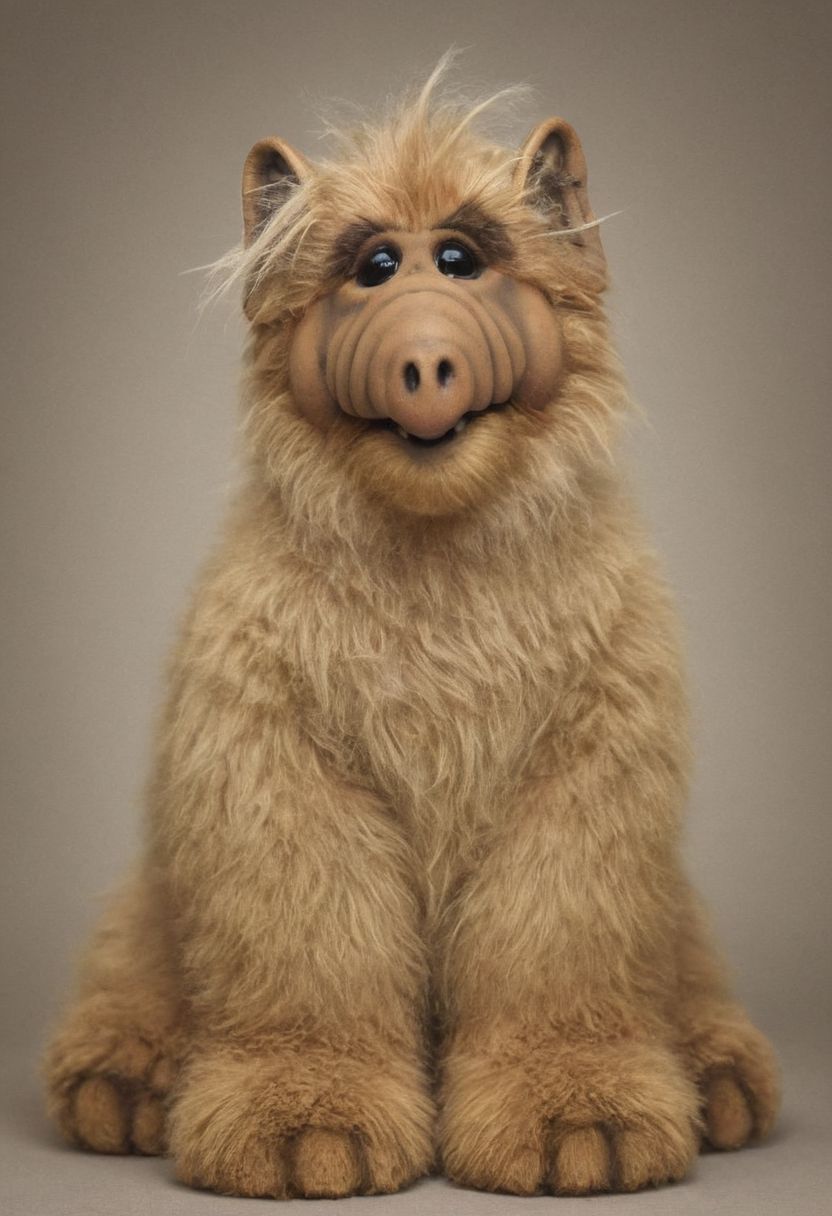 amazing quality, masterpiece, best quality, hyper detailed, ultra detailed, UHD, perfect anatomy, portrait, dof, hyper-realism, majestic, awesome, inspiring, - a fluffy cute (Xalfx:1.0) ,  cinematic composition, soft shadows, national geographic style,