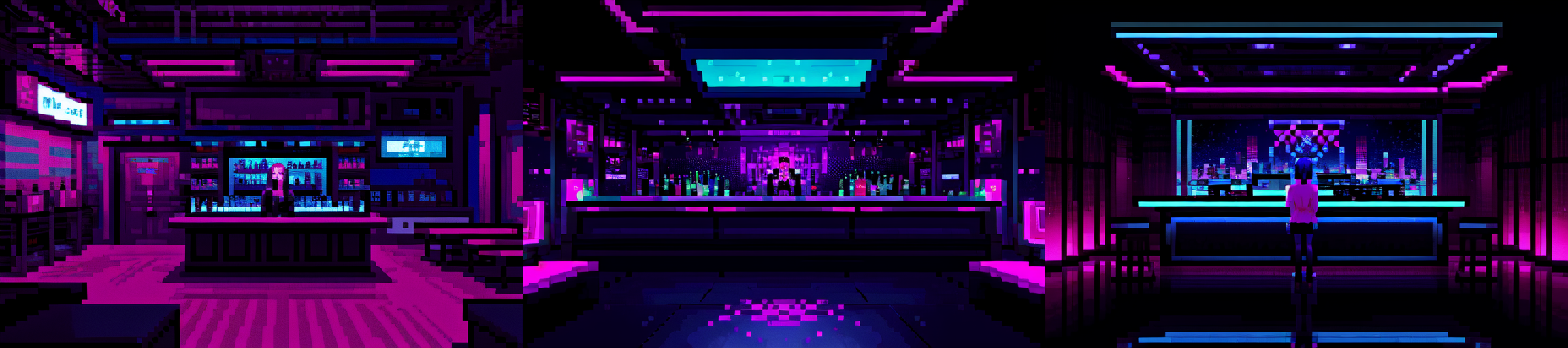 highly insanely detailed, masterpiece, top quality, best quality, highres, 4k, 8k, RAW photo, (very aesthetic, beautiful and aesthetic), 
__lazy-wildcards/subject/env-bg-interior/cyberpunk_club/prompts__, 
<lora:Cyberpunk_Club:0.3>, 
(1girl:1.3), 1other, 
__lazy-wildcards/dataset/background__,âââ