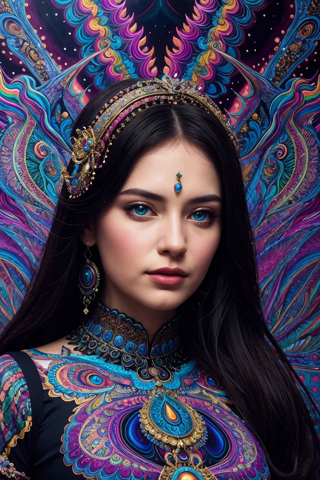 (Photo:1.3), highdetail, <lora:picxer_real:0.7> beautiful woman, (DMT art style :1.3), (majestic, stunning, exquisite:1.3), (HDR:1.3)