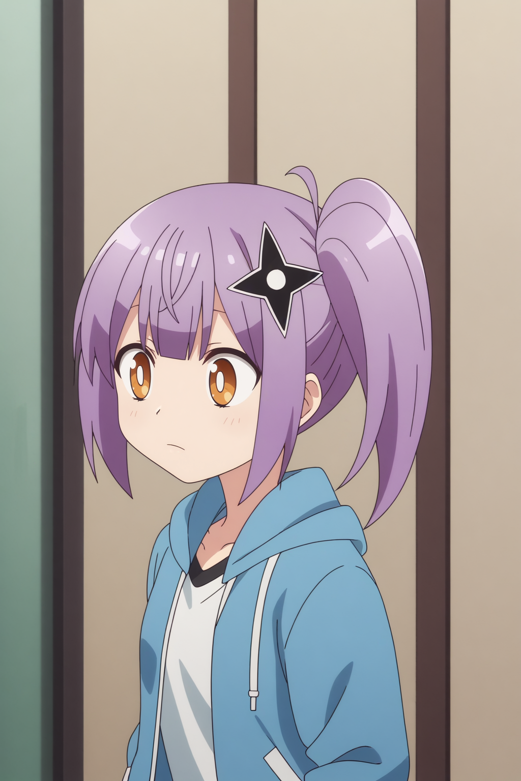 Satoko Kusagakure, anime screencap, anime coloring, score_8_up <lora:Ninja_to_Koroshiya_no_Futarigurashi_-_Satoko_Kusagakure_-_PDXL:0.8>