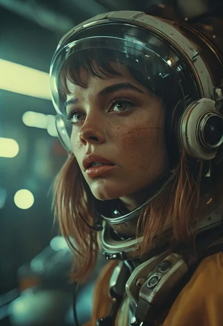 Busty Vintage Spaceage by Ed Mell and Russ Mills, (luminar , vivacious , masterful:1.4), poster art, bold lines, hyper detailed, expressive, award winning, (scenery:1.4), (intricate details, masterpiece, best quality:1.4),
ring light , looking at viewer, dynamic pose, wide angle view,
<lora:add-detail-xl:1> <lora:xl_more_art-full_v1:0.5> <lora:looking_at_viewer:2>
atmospheric haze, Film grain, cinematic film still, highly detailed, high budget, cinemascope, moody, epic, OverallDetail, gorgeous, 2000s vintage RAW photo, photorealistic, candid camera, color graded cinematic, eye catchlights, atmospheric lighting, skin pores, imperfections, natural, shallow dof,