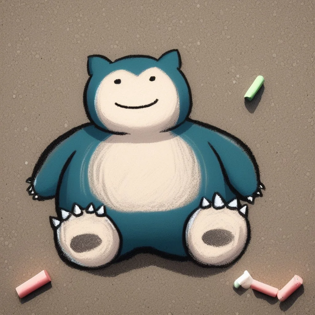ch4lkdr4wing, chalk, pc, snorlax