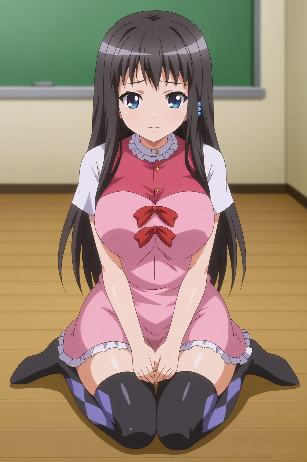 Kisara Himeno, solo <lora:Eroge_H_mo_Game_mo_Kaihatsu_Zanmai-Kisara_Himeno-PDXL:0.8>