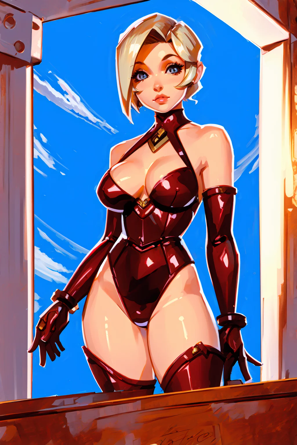 bombshell, pinup, __boilerplate_quality__, steampunk girl, __boilerplate_detail__<lora:bombshell1a:1>