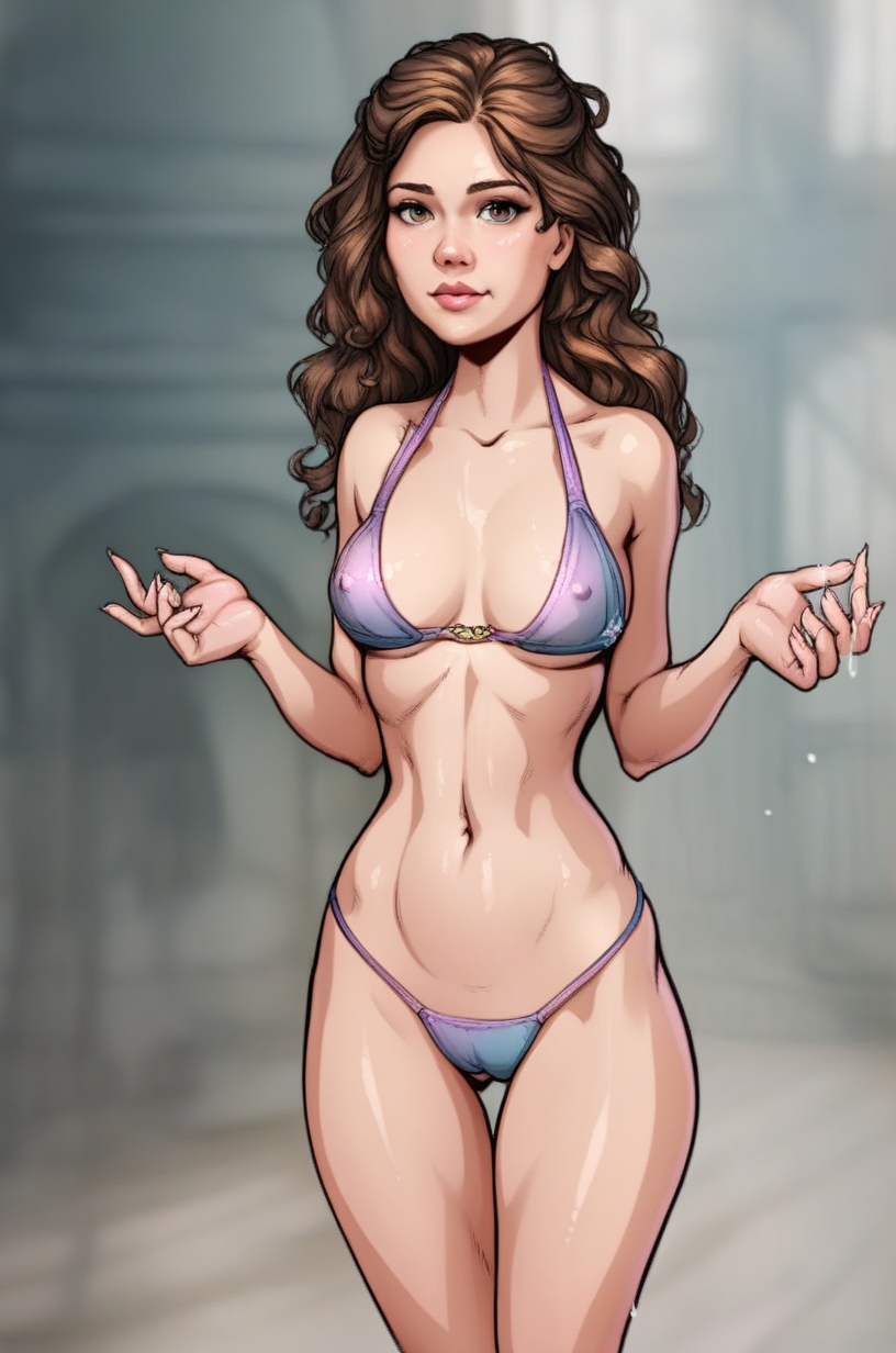 score_9, score_8_up, score_7_up, score_6, score_5, score_4, source_cartoon, realistic,1girl, looking at viewer, rating_questionable\rating_explicit herm bikini <lora:Witch_Trainer-000007:0.8> w1tchtr4a1n3r.