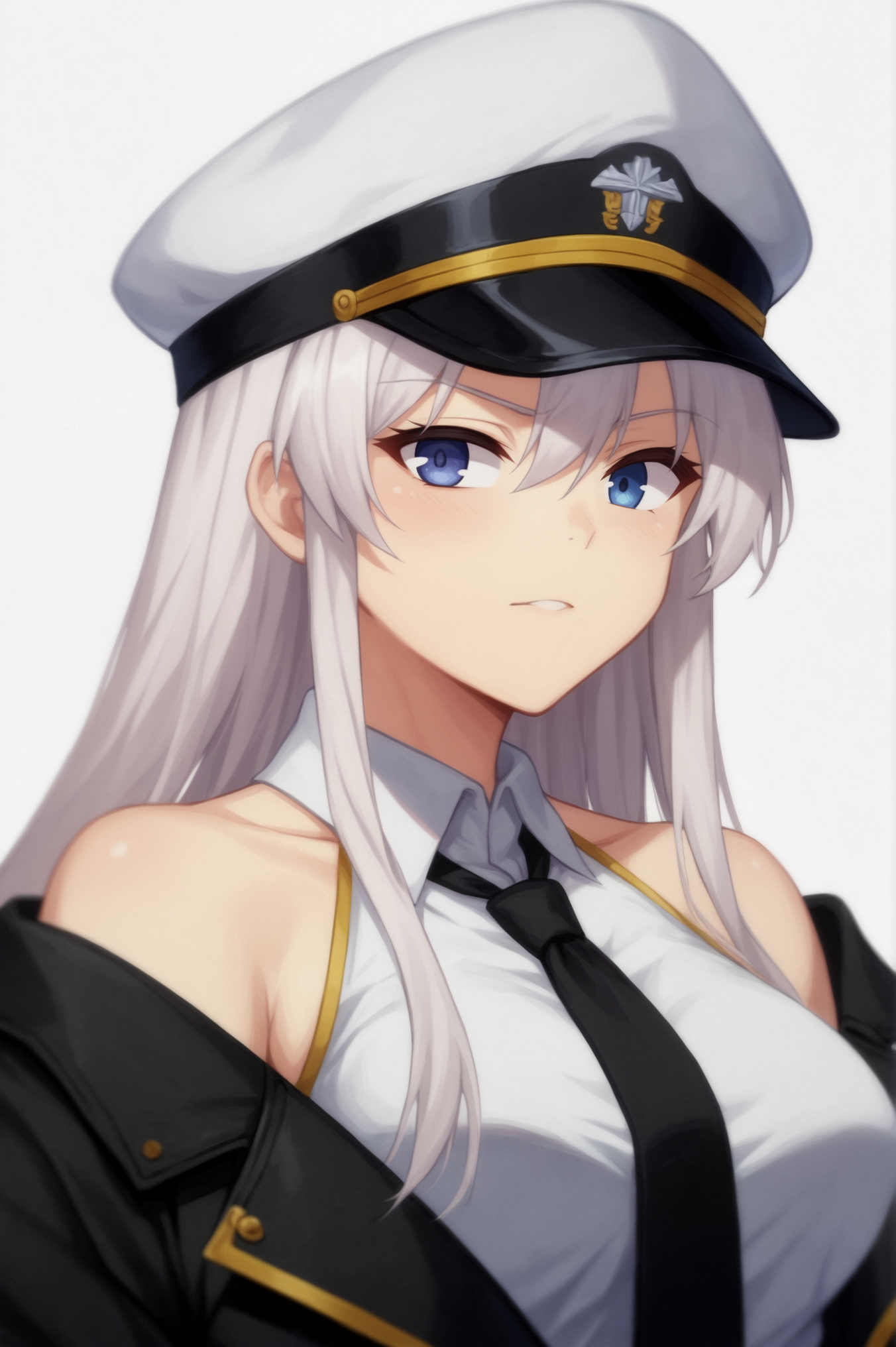 score_10, score_8_up, score_7_up, <lora:Enterprise:0.7>, Enterprise, upper body, white background <lora:sdxl_lightning_4step_lora:1>,