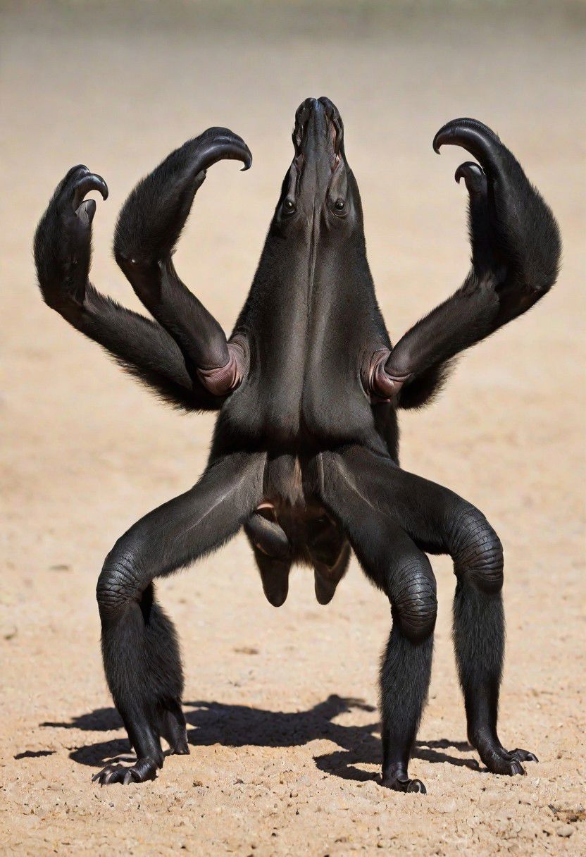 a tarouco animal with four arms