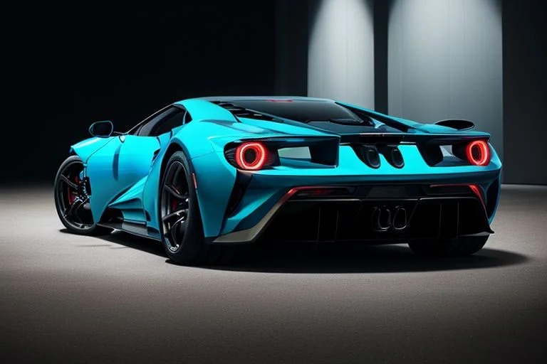 cars fantastic blue, [2017 Ford GT], speed, intricate detail ,dark background , HD. Photograph , in table((realism)), extremely high quality RAW photograph, ultra detailed photograph, sharp focus, high resolution, (detailed skin:1,3),high quality, film grain, Fujifilm XT3,(Highly Detailed), movie, (Cinematic Photo:1.3) of (Realistic:1.3)