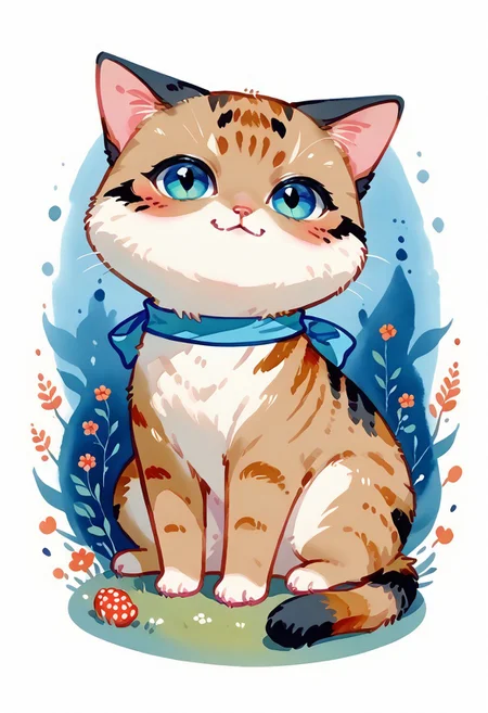 score_7_up, score_8_up, score_9, (full body:1.15), cat, animal kitten, chibi animal cat, Kus1cat, Chibi Art Style, furr, 
cute cat, game character, very cute, chef, watercolor style,
(cute cartoon kitchen detailed background), HQ,