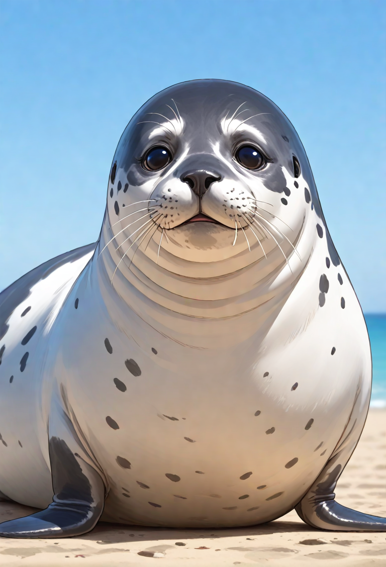 <lora:seal_XL_pony_v1:1>seal (animal), BREAK score_9, score_8_up, score_7_up, BREAK  source_anime, best quality, masterpiece,uncensored,  <lora:Hyper-SDXL-4steps-lora:1>, zPDXL