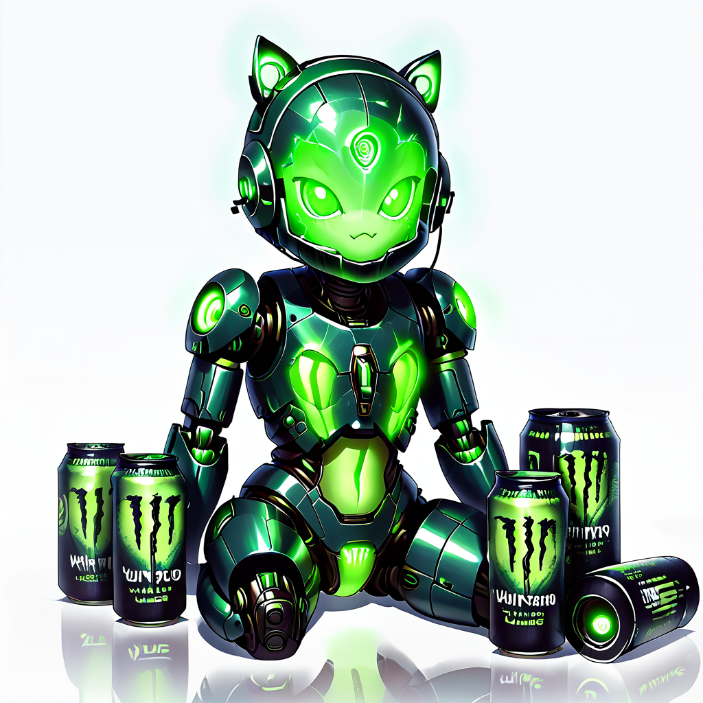 score_9, score_8_up, score_7_up, <lora:MonsterNitroPony:0.6>,NitroEnergy,solo,giant robot made out of cans,green style, <lora:LowKeyLightsPony:0.5> LowKeyLights <lora:StellarisPony:0.4> stellaris,machine,robot,helmet,wide body,multiple legs,spider machine legs,weapons made out of can,bottle face,glowing helmet