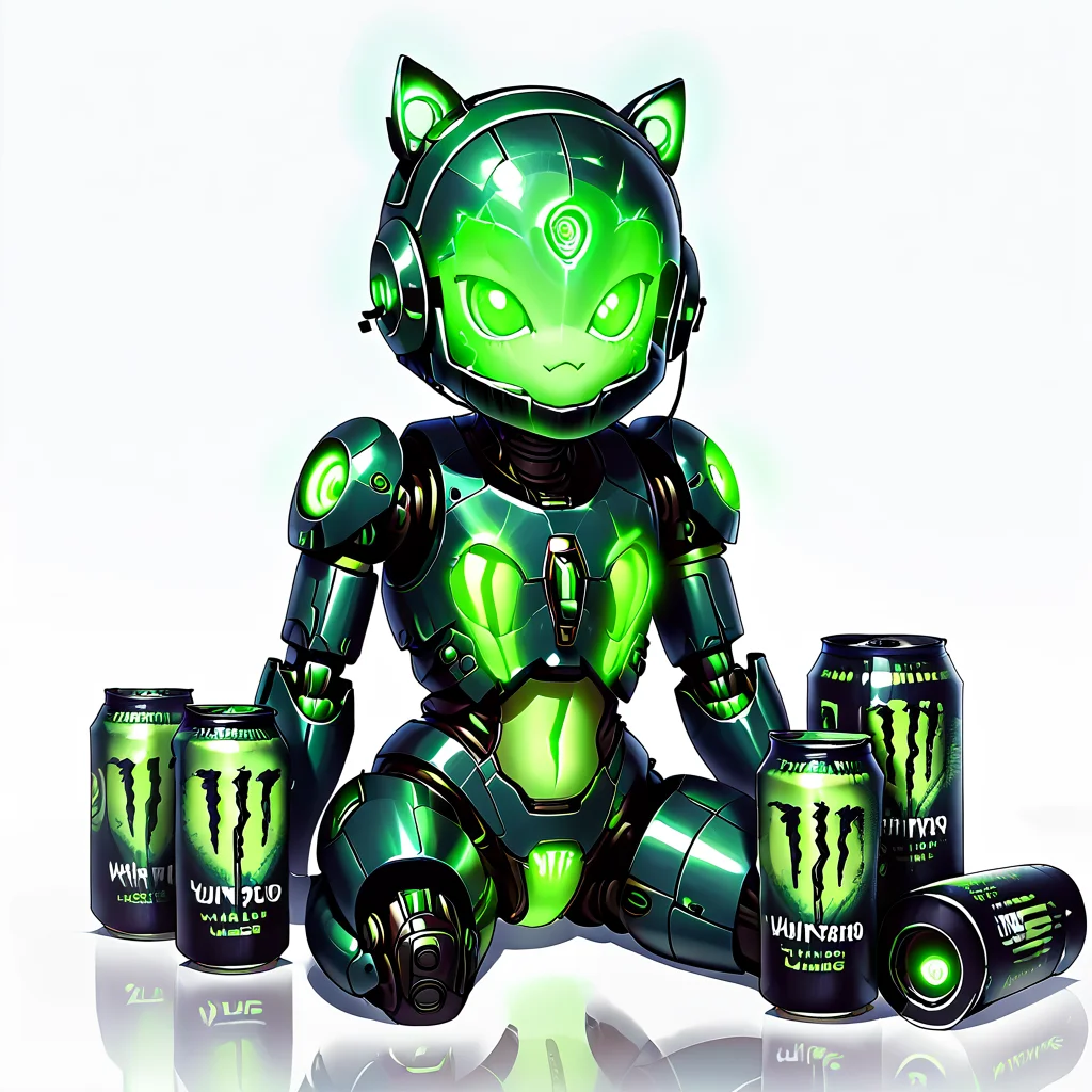 score_9, score_8_up, score_7_up, <lora:MonsterNitroPony:0.6>,NitroEnergy,solo,giant robot made out of cans,green style, <lora:LowKeyLightsPony:0.5> LowKeyLights <lora:StellarisPony:0.4> stellaris,machine,robot,helmet,wide body,multiple legs,spider machine legs,weapons made out of can,bottle face,glowing helmet