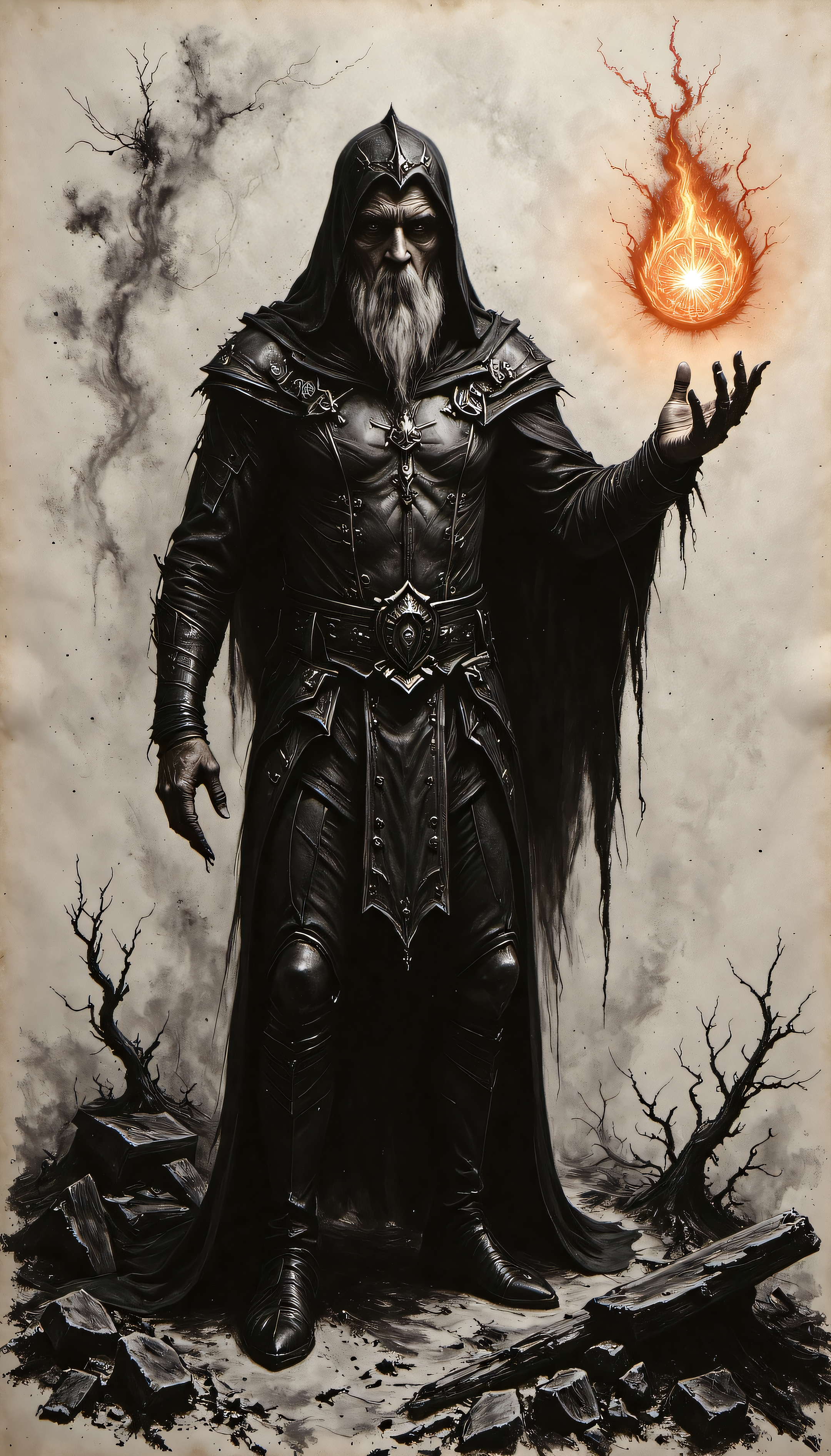 devast8, rbcharcoal, an evil wizard casts a fireball spell