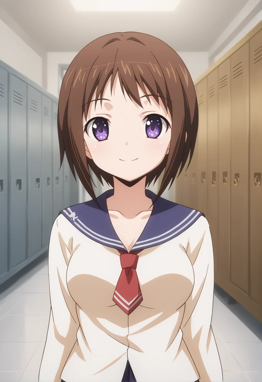 score_9, score_8_up, score_7_up, source_anime, masterpiece, best quality, highly detailed background, cinematic lighting, detailed eyes, detailed pupils, perfect face,
ui wakana, unique outfit, cute, smile, looking at viewer,
<lora:Ui_Wakana_Pony:0.8>