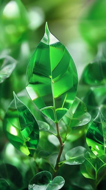 greengemix leaves in garden<lora:greengemix:1>