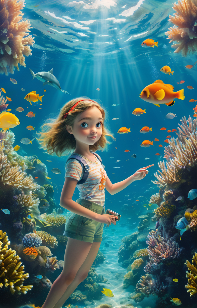 masterpiece,best quality,<lora:tbh341-sdxl:0.75>,illustration,style of underwater sea life tech genius teenage girl