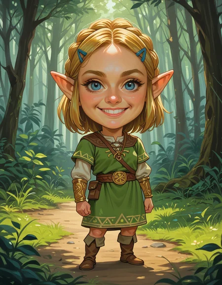 score_9, score_8_up, score_7_up, score_6_up, score_5_up, score_4_up, 1girl, zelda, <lora:hud_c4ric4ture_Styl_XLP:0.8>, hud_c4ric4ture_Styl, chibi, smile, forest