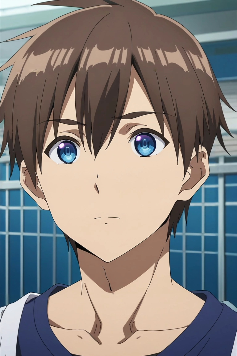 score_9, score_8_up, score_7_up, source_anime, rating_safe, intricate details, anime screencap, anime coloring, official style, , depth of field, 1boy, solo, male focus, <lora:kyouya_hashiba_pony:0.88>, kyouya_hashiba, brown hair, blue eyes, short hair, bangs, hair between eyes, , , <lora:sdxl_lightning_8step_lora:1>